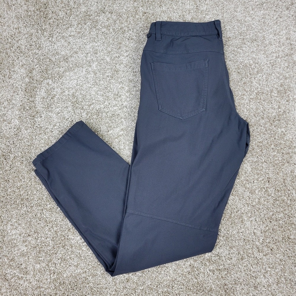 Lululemon ABC Classic Fit 5 Pocket Warpstreme Mens 31x31 Navy Performance Pants